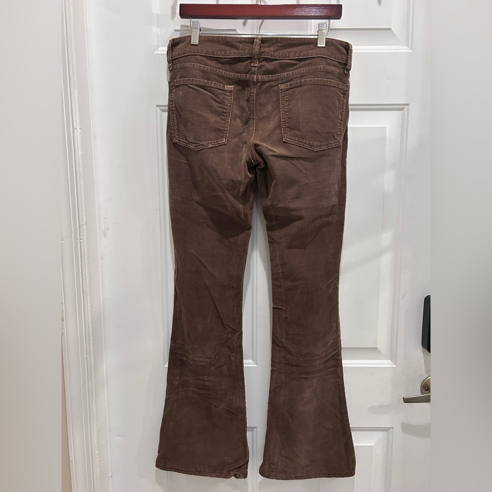 Vince Dark Camel Corduroy Cotton Pants - Picture 3 of 3